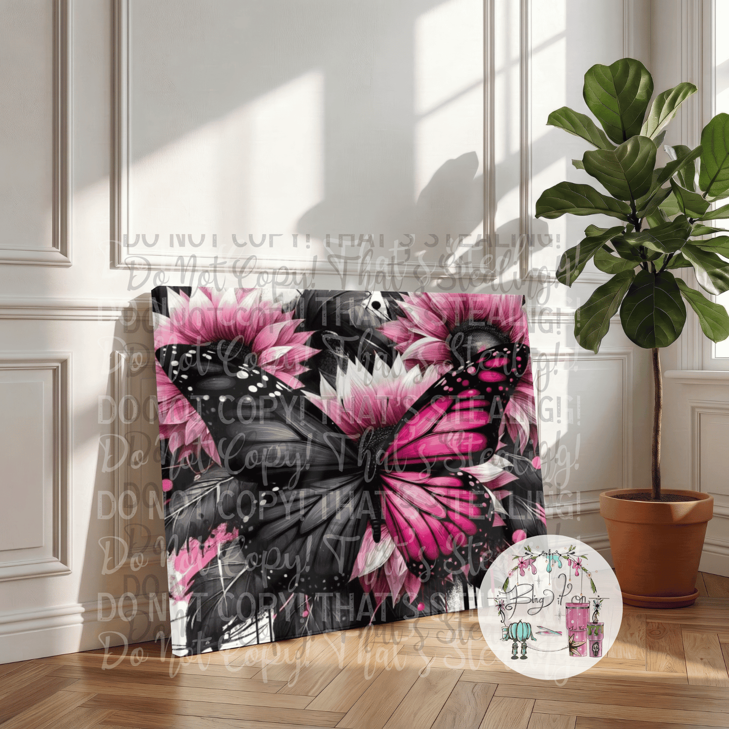 Butterfly Canvas Diamond Painting