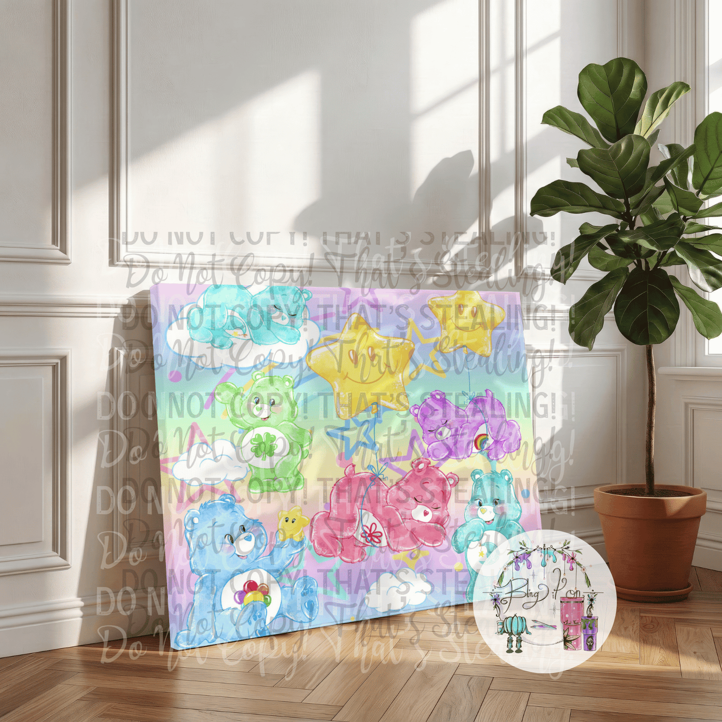 Caring Bears Canvas Diamond Painting