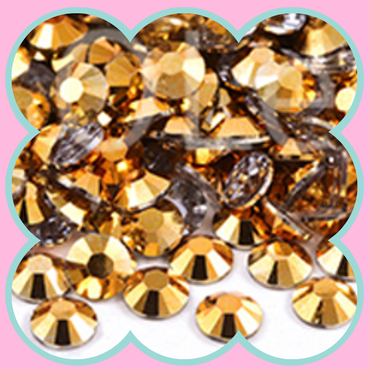 AURUM/GOLD RHINESTONES