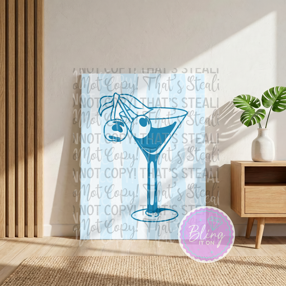 Blue Bevy Scatter Canvas DIY Kit - pre order due early December
