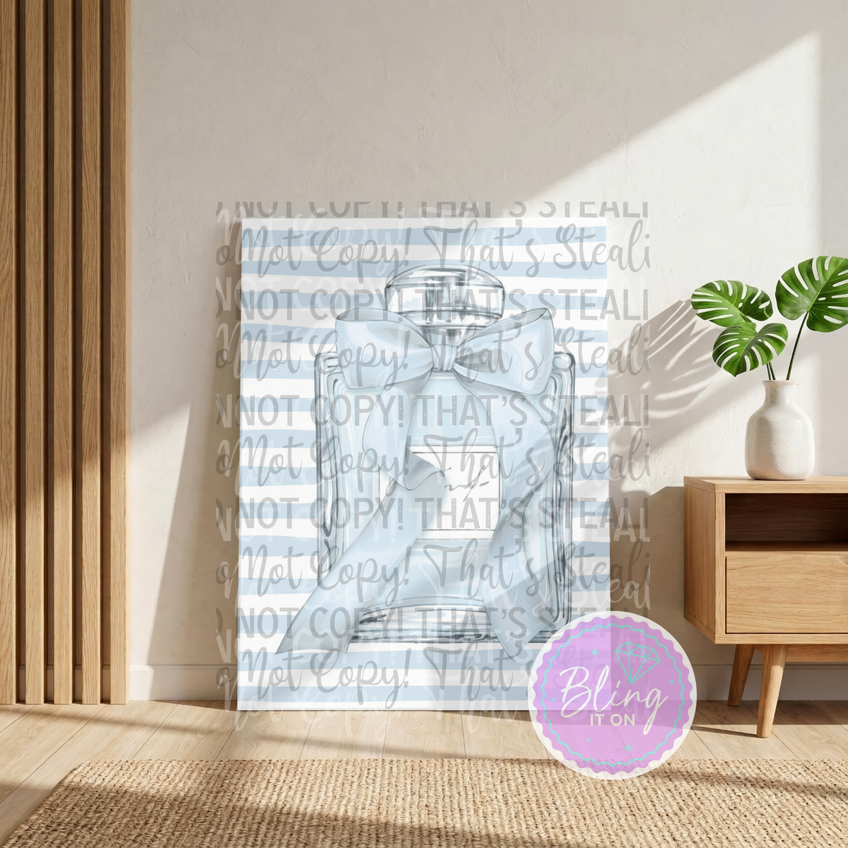 Blue Perfume Scatter Canvas DIY Kit - pre order due early December