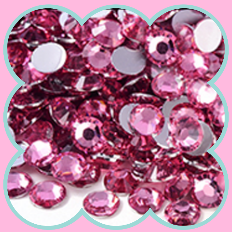 DK PINK RHINESTONES