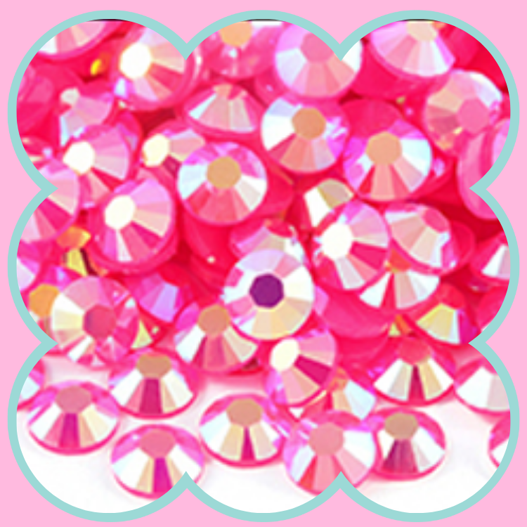 DK ROSE AB RHINESTONES