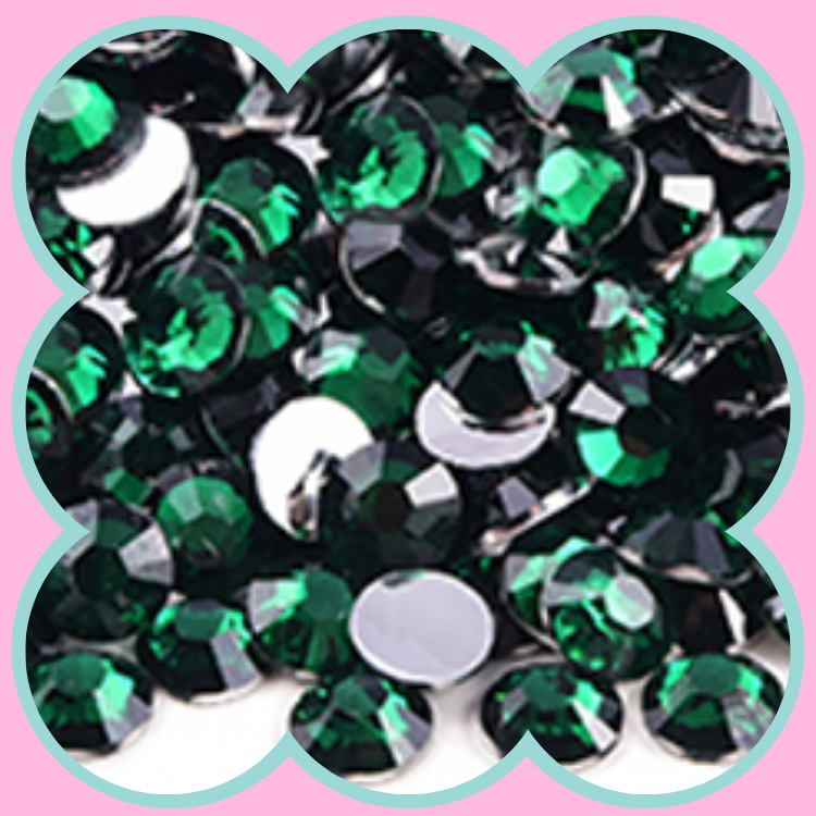 EMERALD RHINESTONES