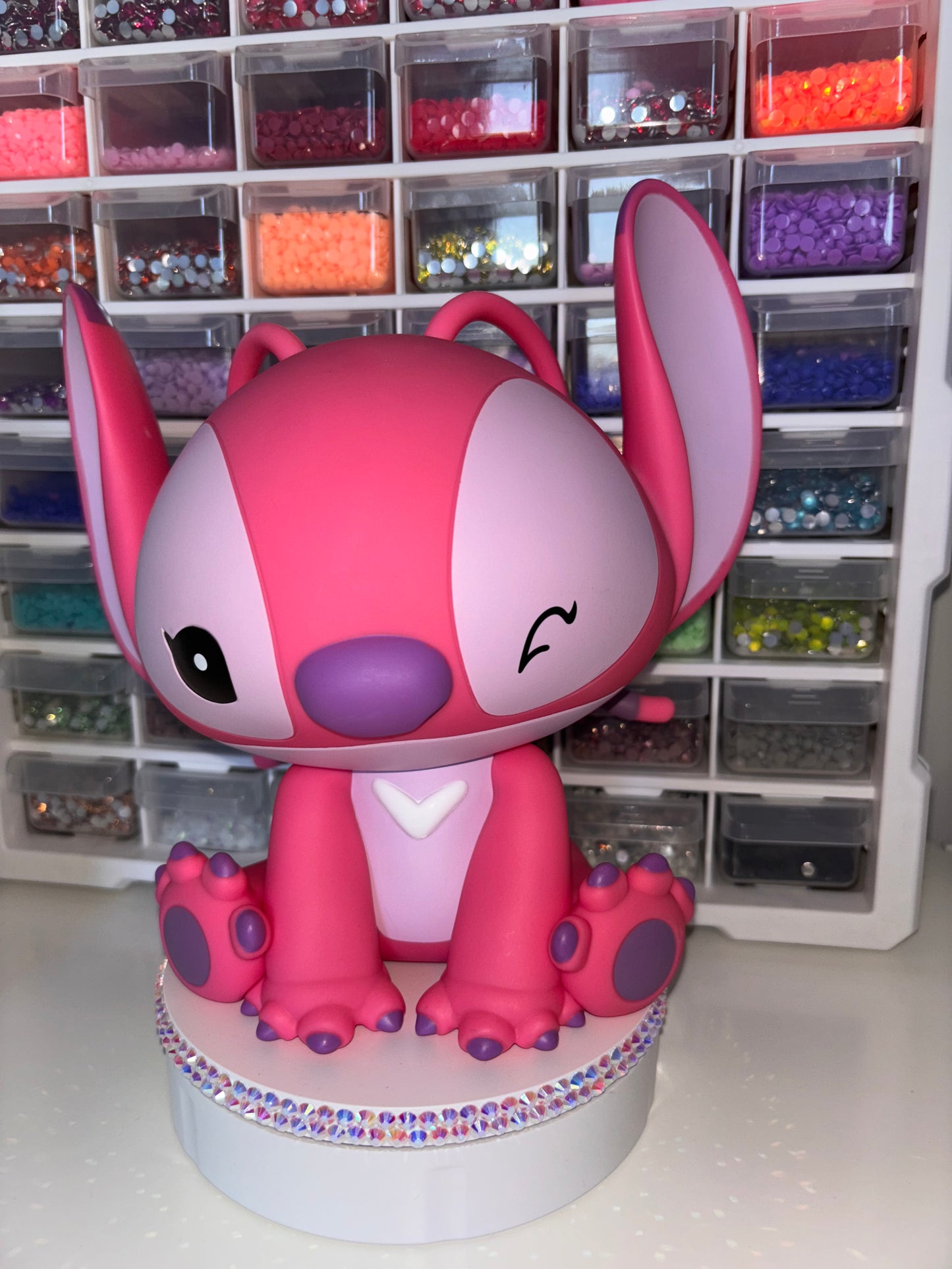PINK ALIEN COIN BANK