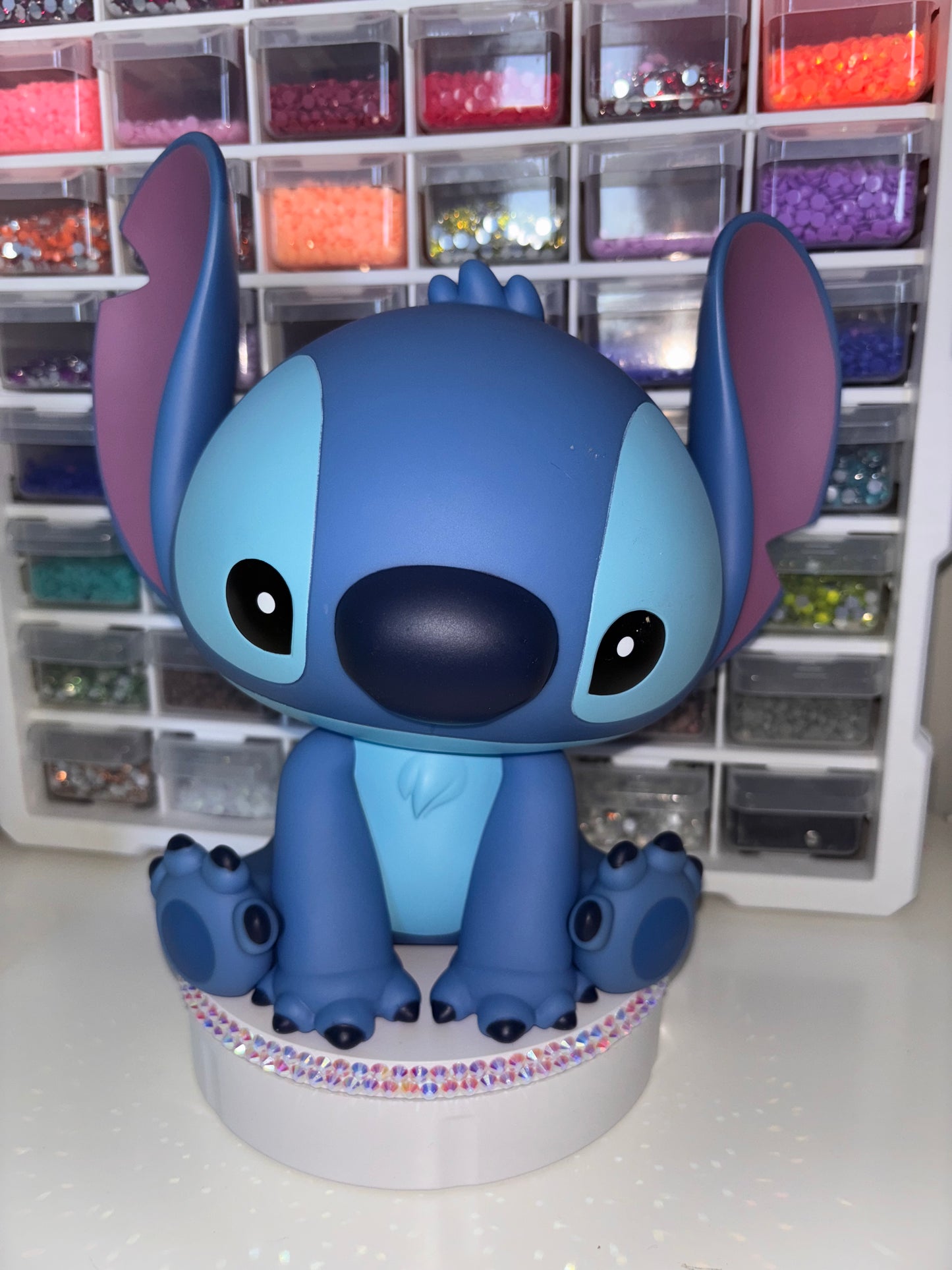 BLUE ALIEN COIN BANK