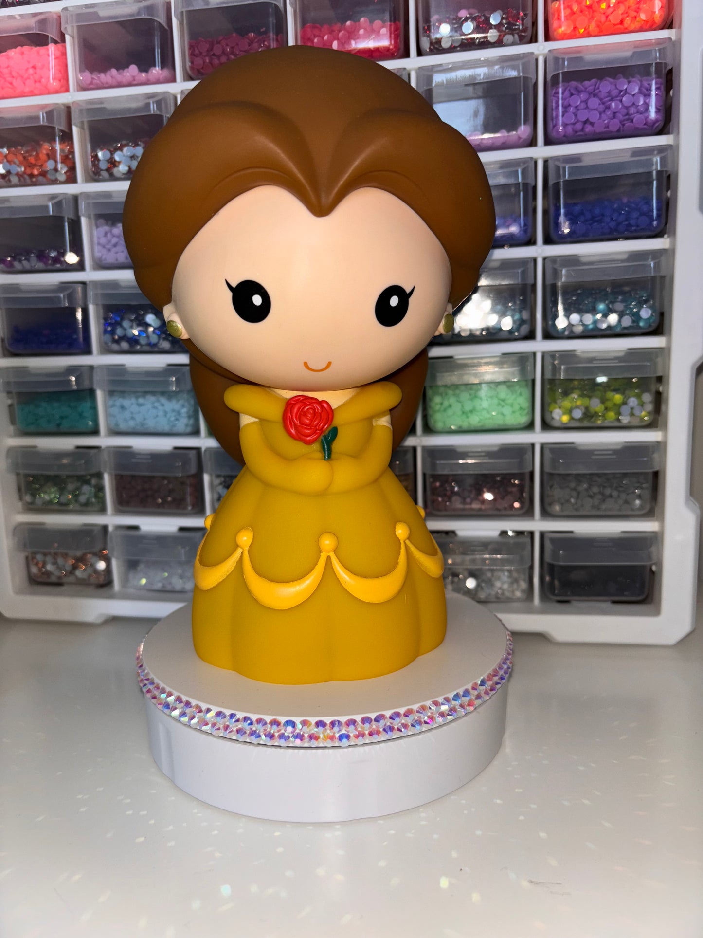 BEAUTY RHINESTONE COIN BANKS