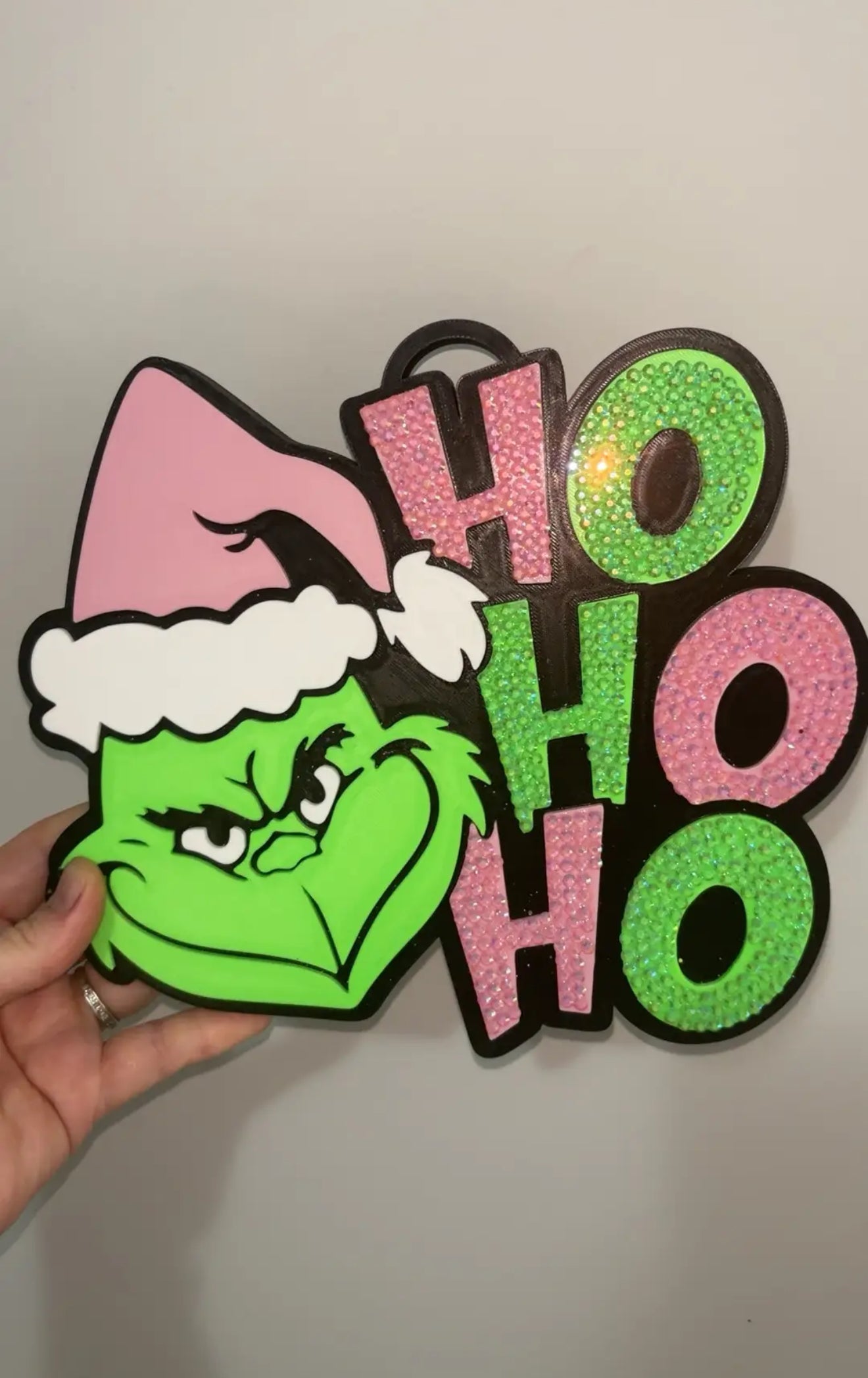 3D GREEN MAN DOOR DECORATION