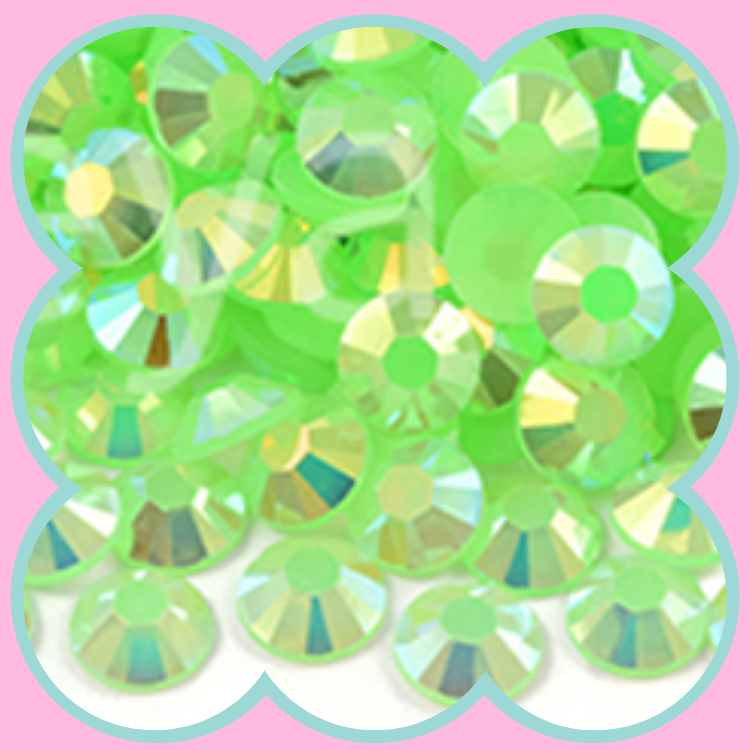 LT PERIDOT AB RHINESTONES