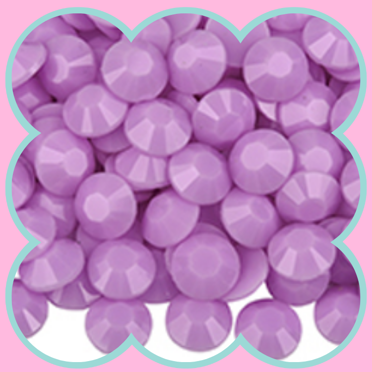 MACAROON MIDDLE PURPLE RHINESTONES