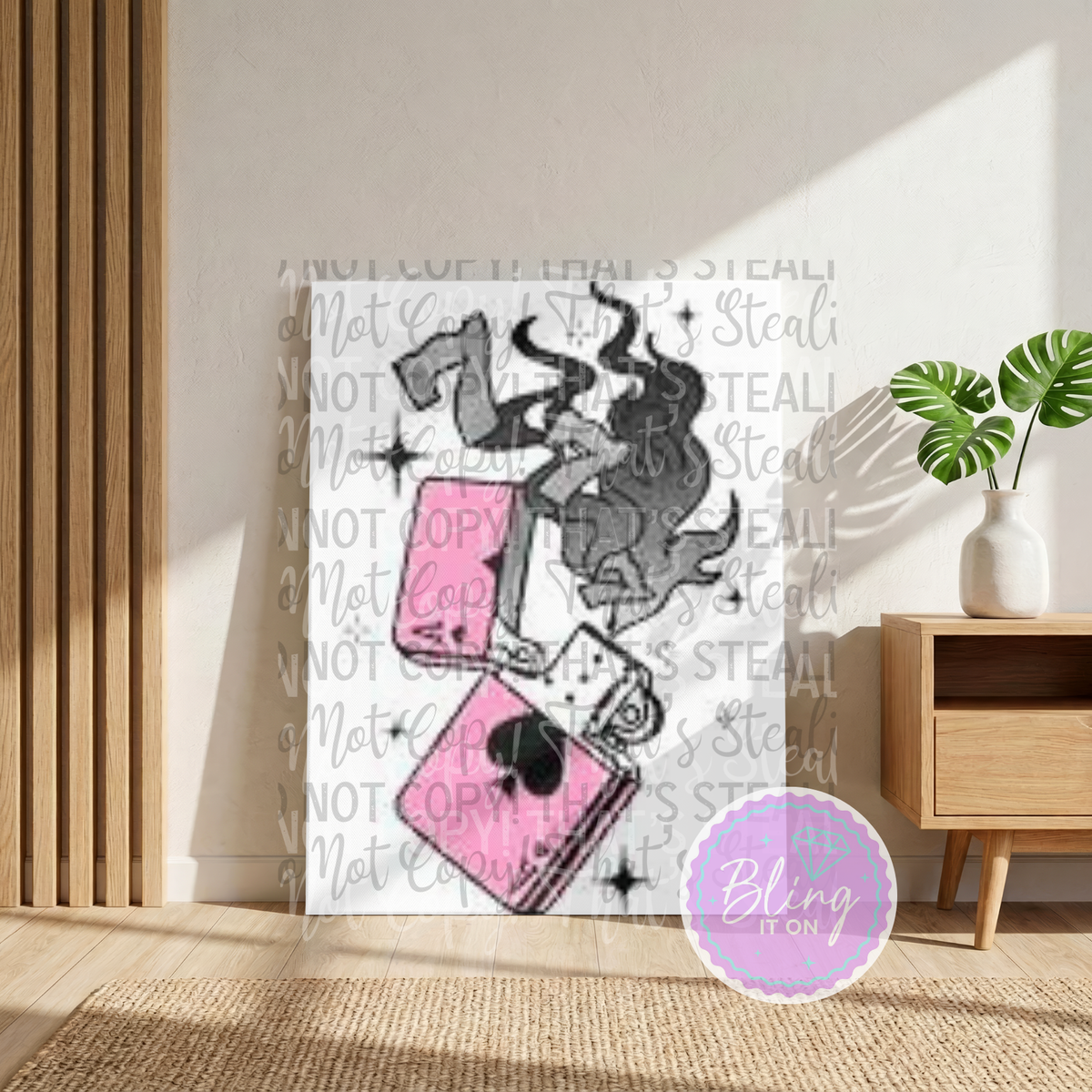Pink Lighter Canvas DIY Kit - pre order due early December