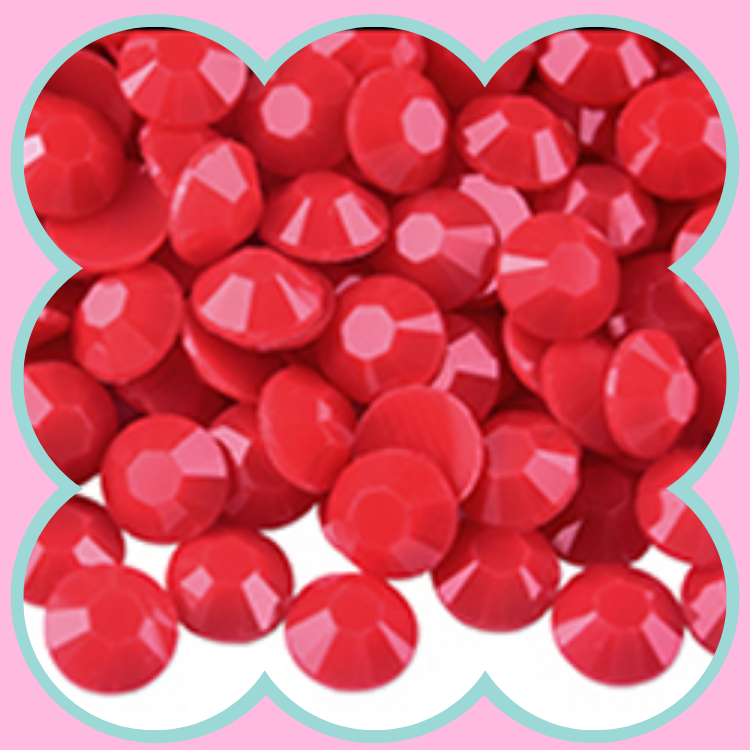 SOLID SIAM RHINESTONES