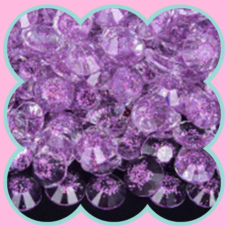 STARRY LT AMETHYST RHINESTONES