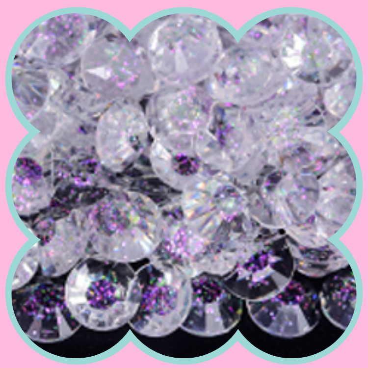 STARRY WHITE RHINESTONES