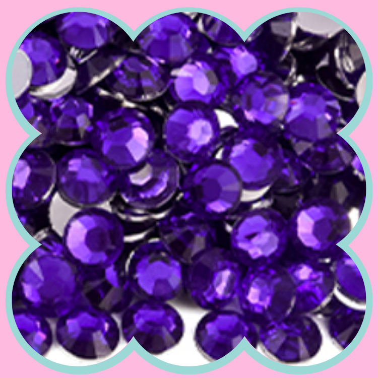 VIOLET RHINESTONES
