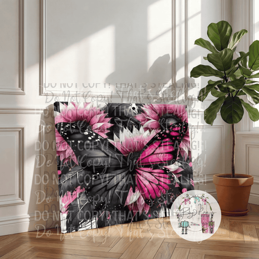 Butterfly Canvas Diamond Painting
