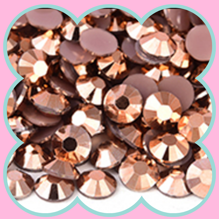 ANTIQUE BRONZE RHINESTONES