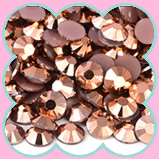 ANTIQUE BRONZE RHINESTONES