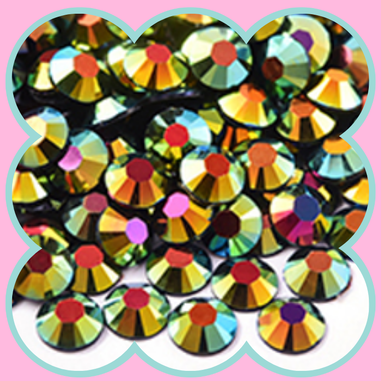 BLACK AB RHINESTONES
