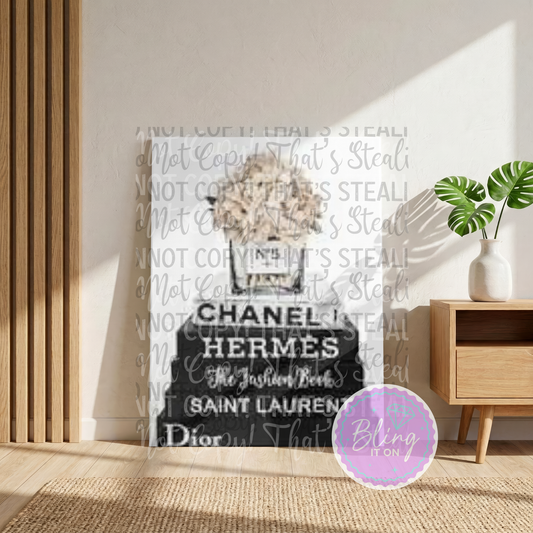Black Books Canvas DIY Kit - pre order due early December