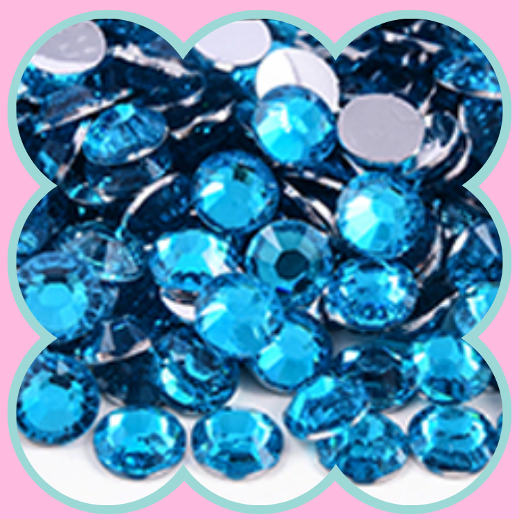 CAPRI BLUE RHINESTONES