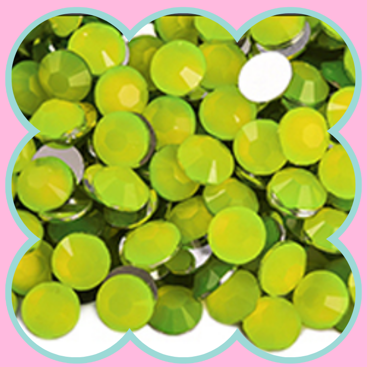 CITRINE NEON RHINESTONES