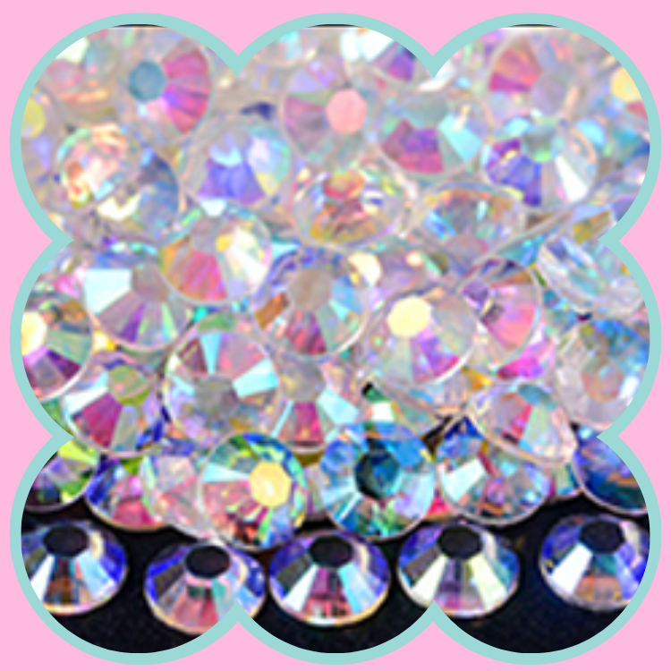 CLEAR AB RHINESTONES