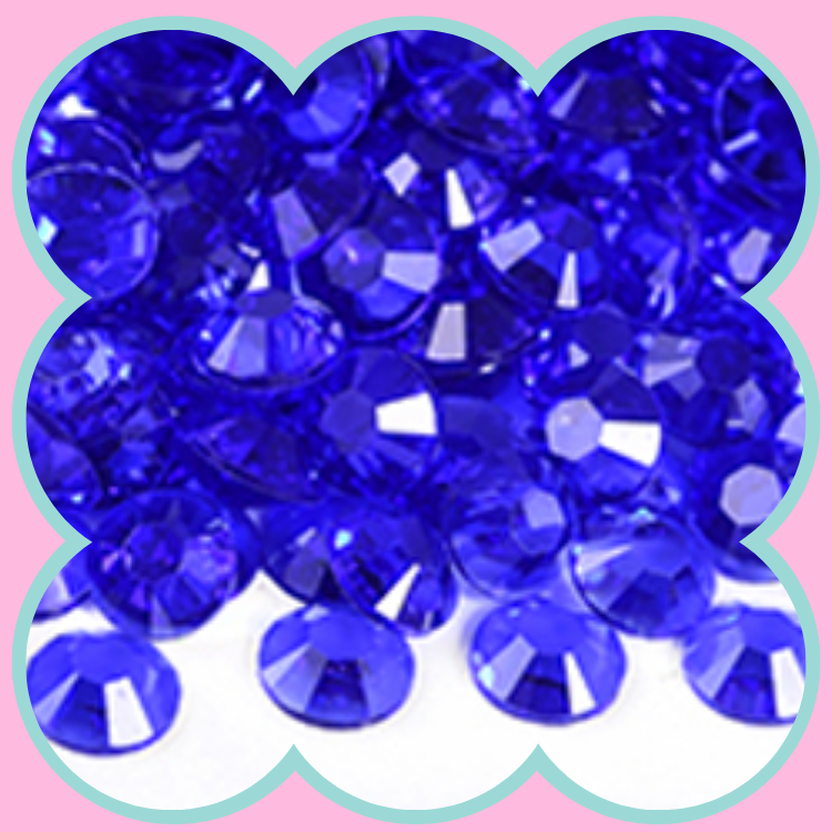 CLEAR SAPPHIRE RHINESTONES