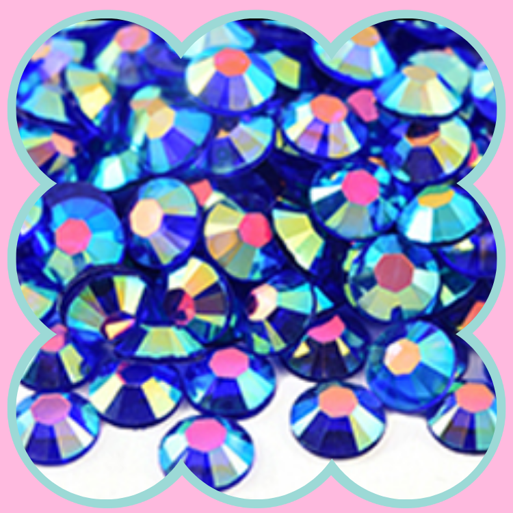 CLEAR SAPPHIRE AB RHINESTONES