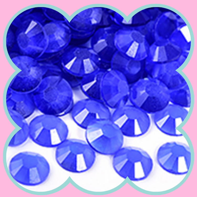 CLEAR SAPPHIRE LUMINOUS RHINESTONES