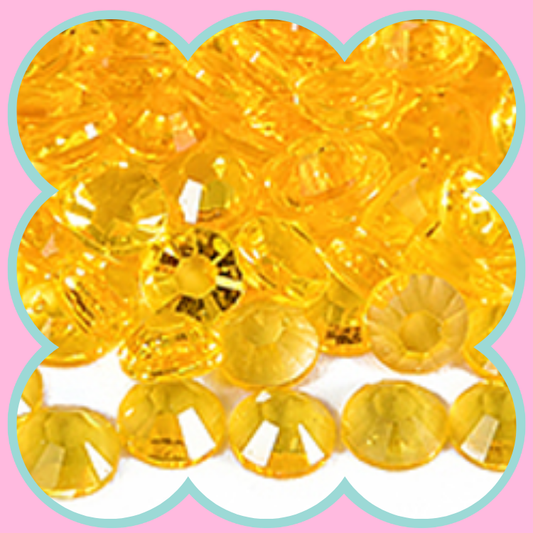 CLEAR TOPAZ RHINESTONES