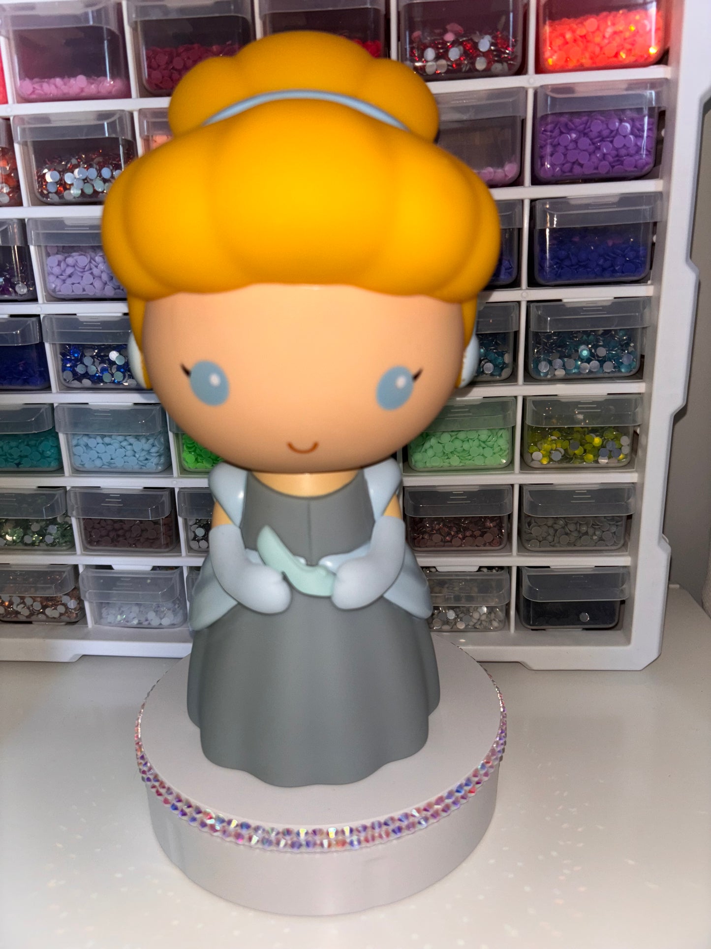 GLASS SLIPPER PRINCESS COIN BANK