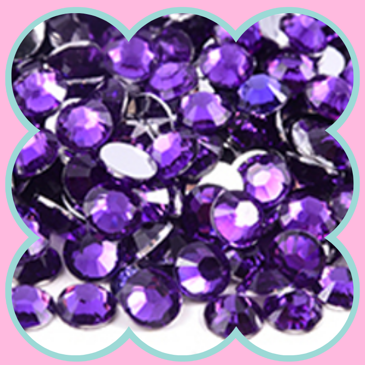 DK AMETHYST RHINESTONES