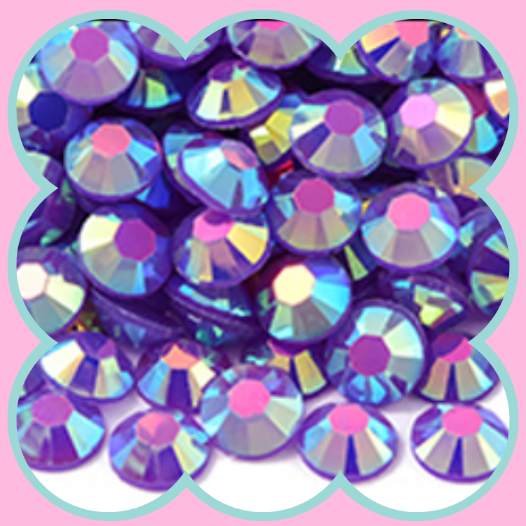 DK AMETHYST AB RHINESTONES
