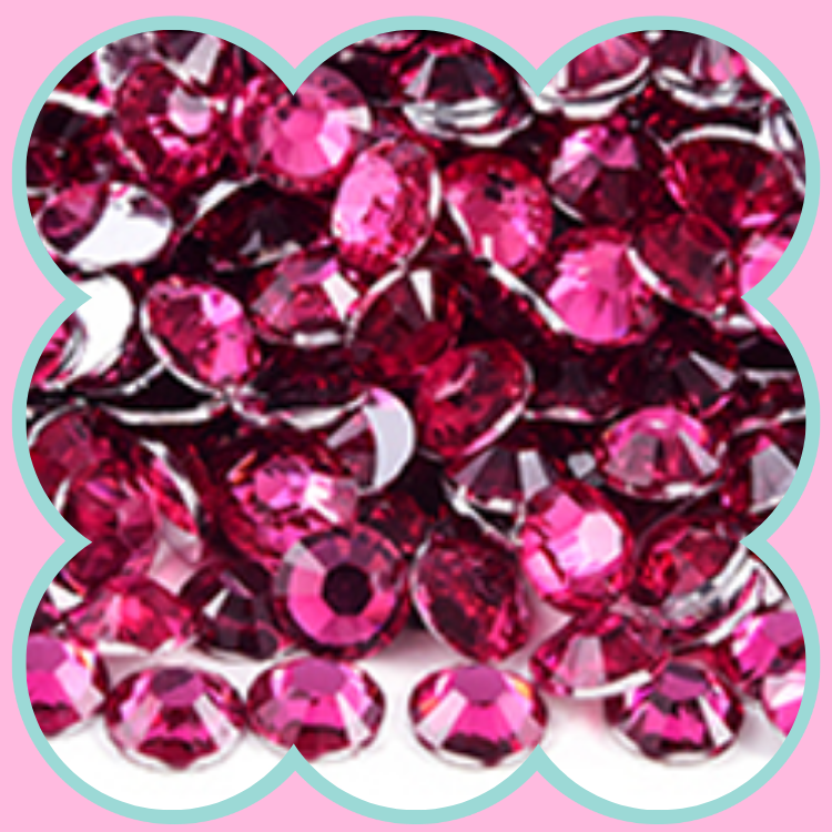 DK ROSE RHINESTONES