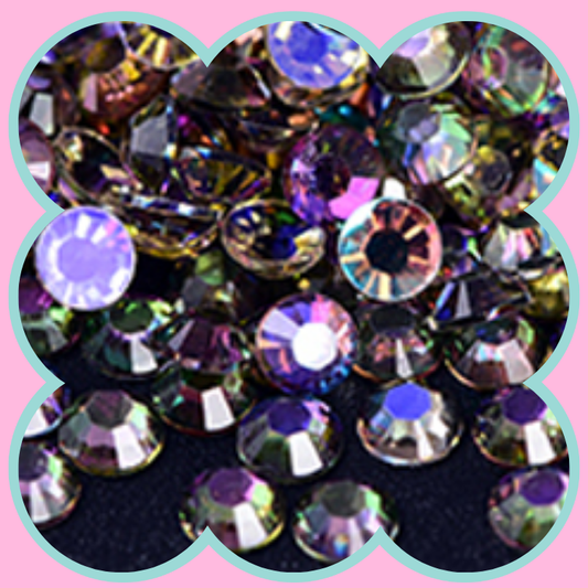 GREY AURORA RHINESTONES