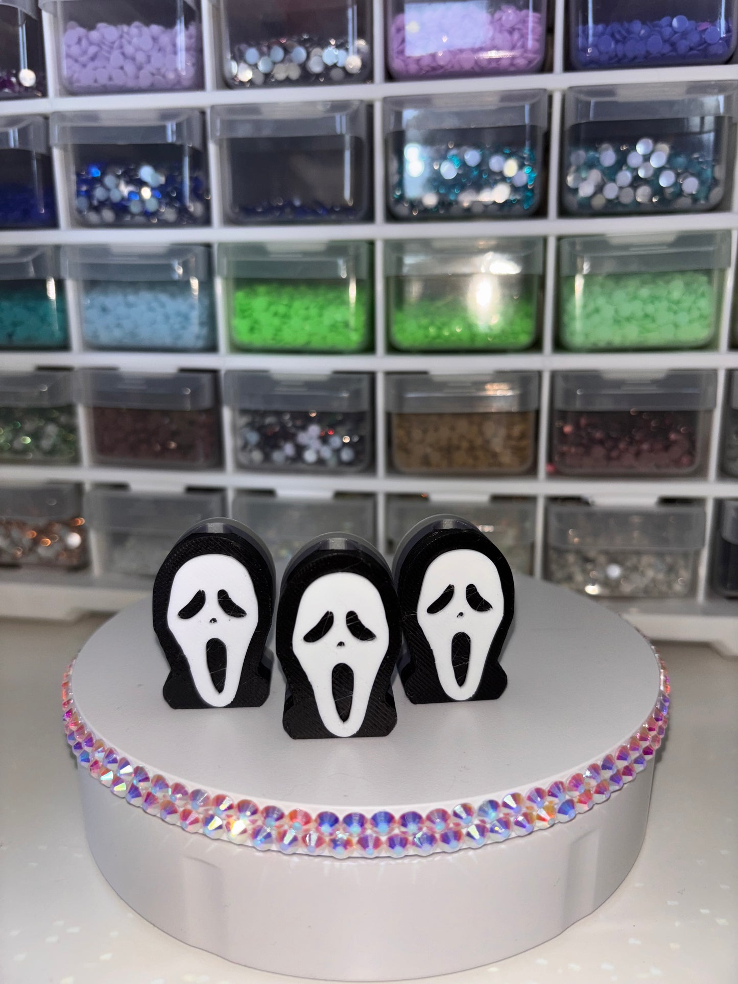 Ghostface Straw Topper