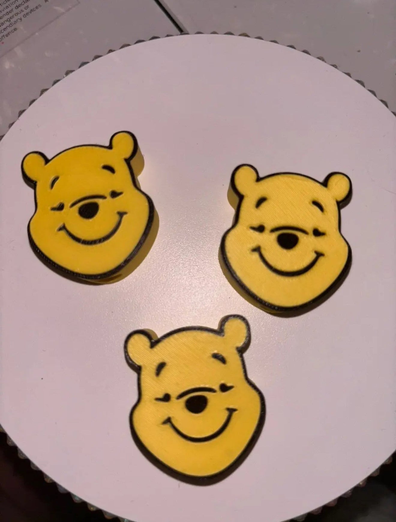 Hunny Bear Straw Topper