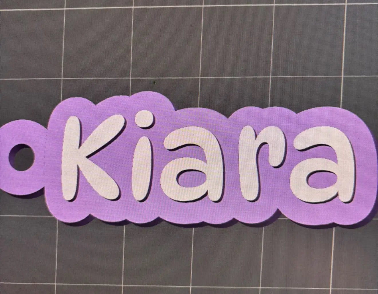 Name Plaque Keyring Style 1