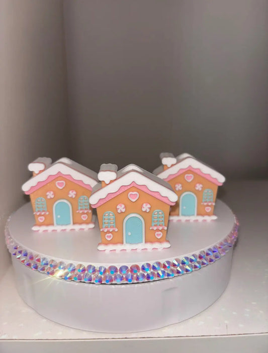 Gingerbread House Straw Topper