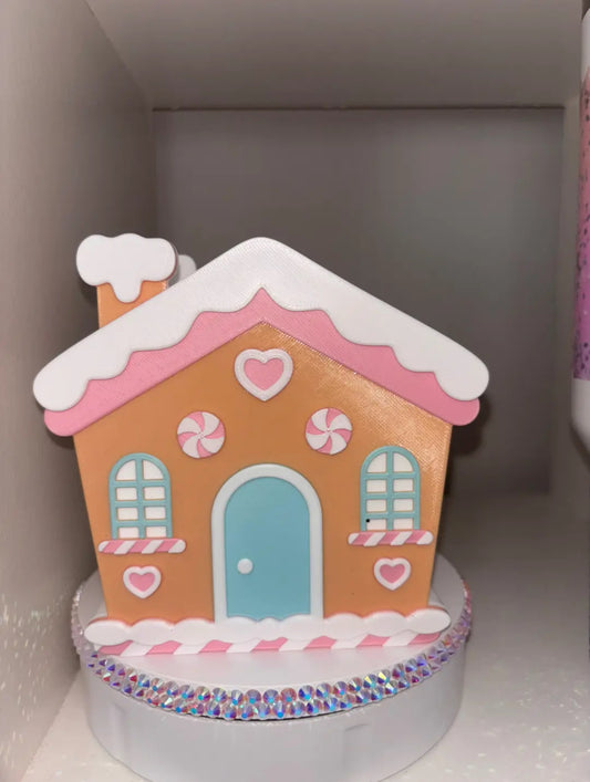 3D GINGERBREAD HOUSE PEN HOLDER