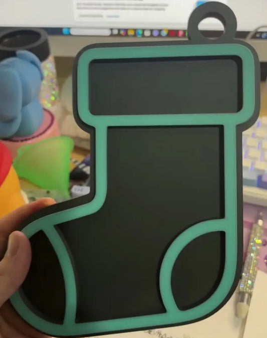 DIY Rhinestone Giant Stocking or Bauble