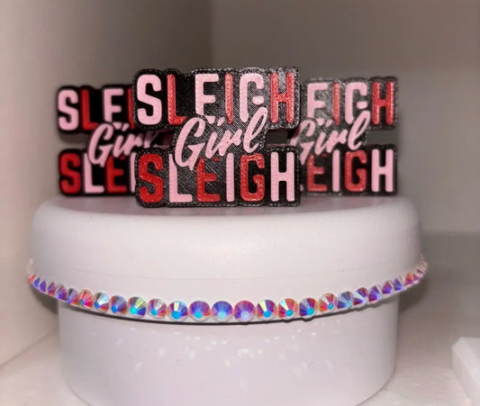 Sleigh Girl Sleigh Straw Topper