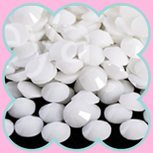 JELLY WHITE RHINESTONES