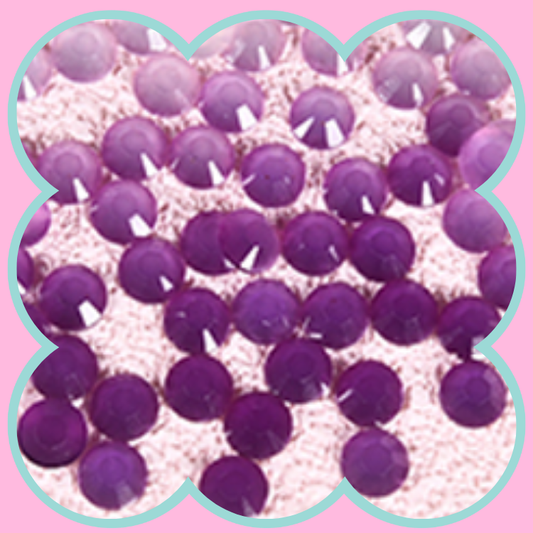 LIGHT CHANGE DK AMETHYST RHINESTONES