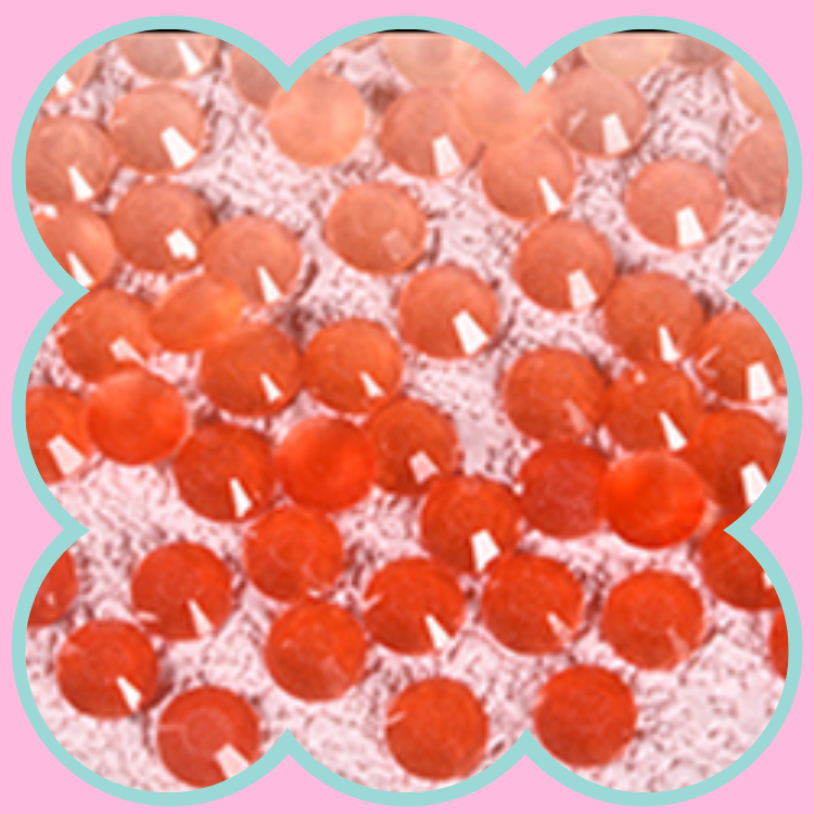 LIGHT CHANGE ORANGE RHINESTONES