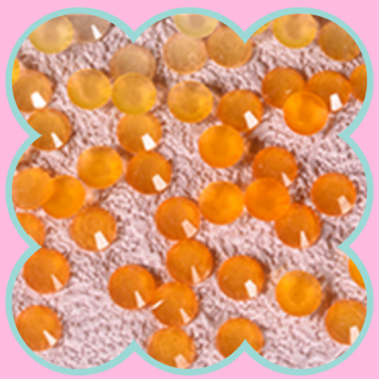 LIGHT CHANGE YELLOW RHINESTONES