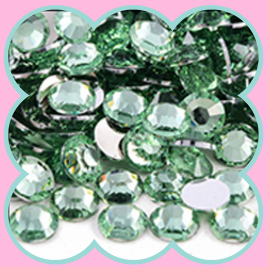 LT PERIDOT RHINESTONES