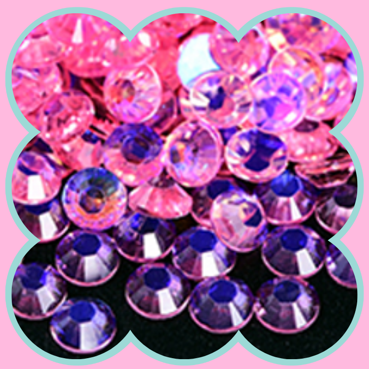 LT AMETHYST AURORA RHINESTONES