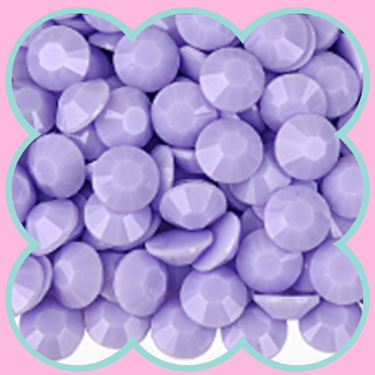 MACAROON LAVENDER RHINESTONES